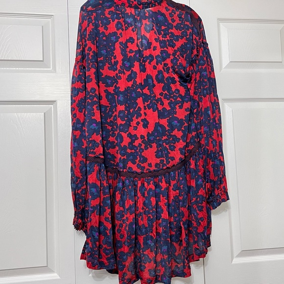 NWOT Free People Love Letter Floral Tunic Top Dress - sz M - Picture 2 of 5